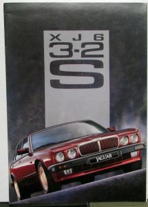 1993 Jaguar XJ6 3.2 S Right Hand Drive England Sales Brochure Original