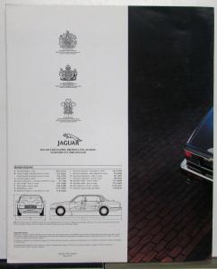 1993 Jaguar Majestic Right Hand Drive UK Version Sales Brochure Original
