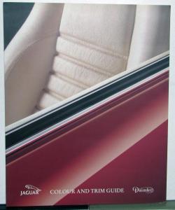 1993 Jaguar Daimler Colour Trim Guide Sales Brochure UK Version Original