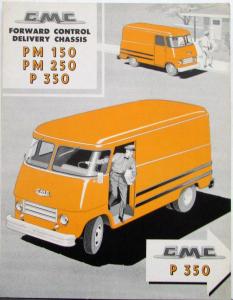 1959 GMC Truck Fwd Control Del PM 150 & 250 & P 350 Series Sales Brochure Folder