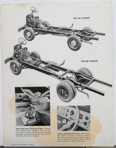 1959 GMC Truck Fwd Control Del PM 150 & 250 & P 350 Series Sales Brochure Folder