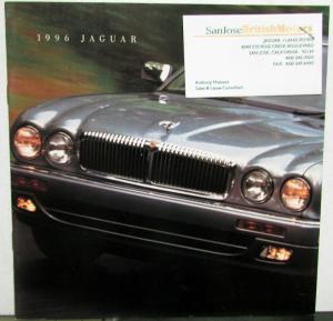 1996 Jaguar Vanden Plas XJ6 XJR XJ12 XJS Sales Brochure Original