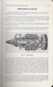 1917 Cadillac Eight Owners Manual Type 55 Care & Operation w Type 53 Supplement