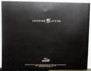 1999 Jaguar S Type Sales Brochure Original