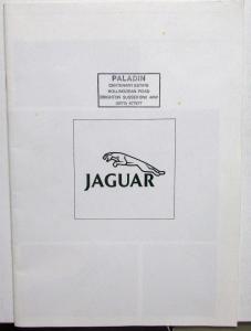 1988 Jaguar Full Line English Version Sales Brochure Original