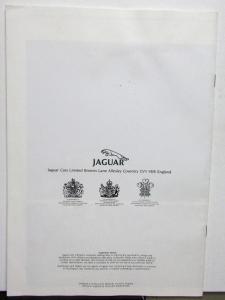 1988 Jaguar Full Line English Version Sales Brochure Original
