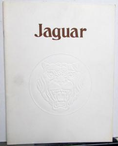 1978 Jaguar XJ6 XJ12 Sales brochure Original
