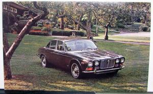 1971 Jaguar XJ6 Sedan PostCard Original