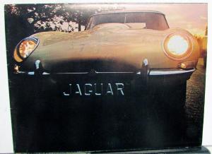 1968 Jaguar E Type Sales Brochure Poster Orignial