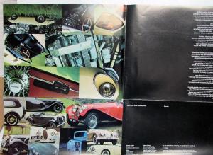1968 Jaguar E Type Sales Brochure Poster Orignial