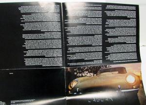 1968 Jaguar E Type Sales Brochure Poster Orignial