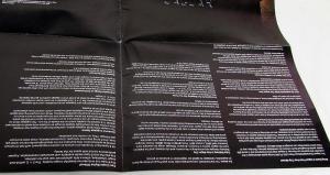 1968 Jaguar E Type Sales Brochure Poster Orignial