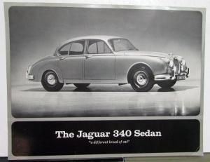 1967 Jaguar 340 Sedan Sales Brochure Original