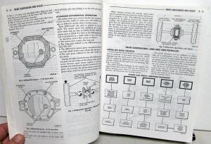 1993 Dodge Dakota Truck Dealer Service Shop Repair Manual Rear Wheel Drive