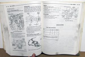 1992 Dodge Ram Van Wagon Dealer Service Shop Repair Manual Rear Wheel Drive