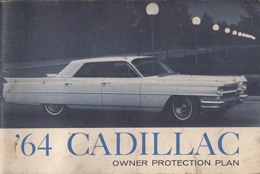 1964 Cadillac Owners Protection Plan Series 62 Sixty-Special Fleetwood Eldorado