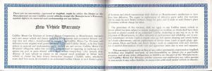 1965 Cadillac Owners Protection Plan Calais DeVille Fleetwood Eldorado