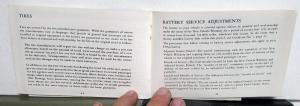 1966 Cadillac Owners Protection Plan Calais DeVille Fleetwood Eldorado 60 75 66