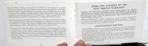 1966 Cadillac Owners Protection Plan Calais DeVille Fleetwood Eldorado 60 75 66
