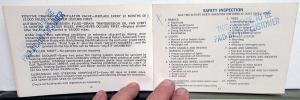 1967 Cadillac Owners Protection Plan DeVille Eldorado 60 75 W/Protect-O-Plate