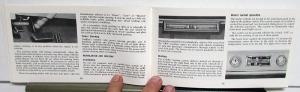 1967 Cadillac Owners Manual Fleetwood Calais Coupe de Ville Limousine Original