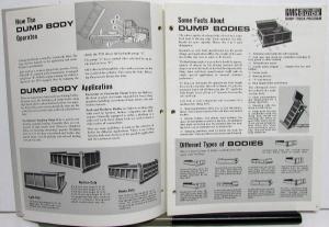 1966 GMC Dump Truck Sales Program Meeting Leaders Guide Dealer Only Item Orig