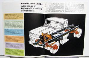 1965 GMC D 3500 4000 Medium Ton Diesel Trucks Sales Brochure Original