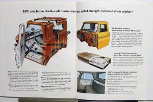 1965 GMC D 3500 4000 Medium Ton Diesel Trucks Sales Brochure Original