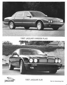 1997 Jaguar Vanden Plas and XJR Press Photo