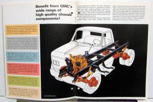 1967 GMC Medium Tonnage Diesel Truck Models Sales Brochure Original