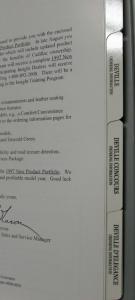 1997 Cadillac New Product Portfolio Ordering Guide Data Book