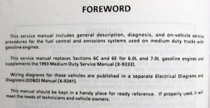 1993 GMC/Chevrolet Medium-Duty Truck Fuel and Emissions Service Manual - EFI Gas