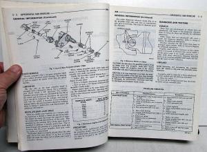 1998 Dodge Dakota Truck Dealer Service Shop Repair Manual Rear Wheel Drive