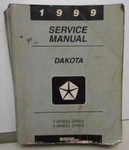 1999 Dodge Dakota Truck Dealer Service Shop Repair Manual Pickup Original