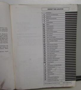 1999 Dodge Durango SUV Dealer Service Shop Repair Manual W/Chassis Diagnostic