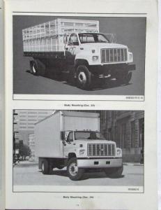 1990 GMC TopKick Chevrolet Kodiak Medium Duty Truck Service Shop Repair Manual