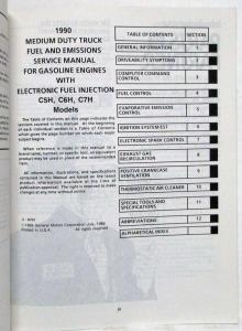 1990 GMC/Chevy TopKick/Kodiak/Medium-Duty Fuel and Emissions Service Manual -Gas