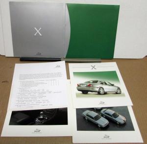 2001 Jaguar X Type Sales Brochure Plates Questionnaire Portfolio Original