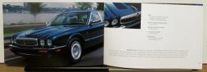 2001 Jaguar Racing S Type XK XJ Select Edition Sales Brochure Original