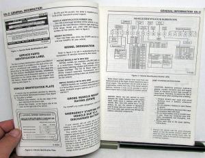 1986 GMC Medium Duty Trucks Service Shop Manual Supplement Exc Forward Models