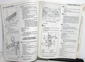 1986 GMC Medium Duty Trucks Service Shop Manual Supplement Exc Forward Models