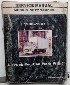 1986-1987 GMC Medium Duty Trucks Service Shop Repair Manual Forward Models