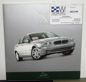 2001 Jaguar X Type Sales Brochure Original