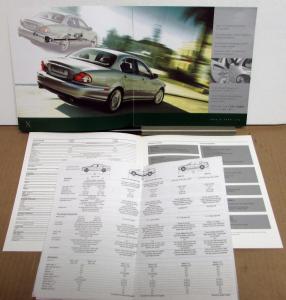 2001 Jaguar X Type Sales Brochure Original