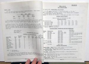 1973 GMC Truck Advance Specifications Part C Medium HD Conventional Tilt Bus