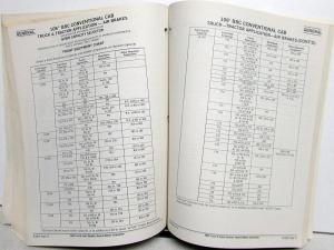 1977 GMC Medium/Heavy Duty Trucks Data Book B-1 Dealer Reference Facts Options