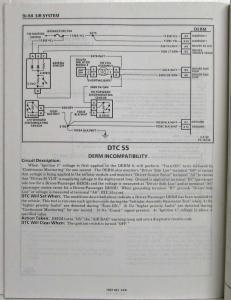 1992 GMC Safari Supplemental Inflatable Restraint Service Shop Manual Supplement