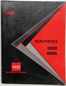 1993 GMC Safari Service Shop Repair Manual