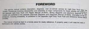 1993 GMC Safari Service Shop Repair Manual