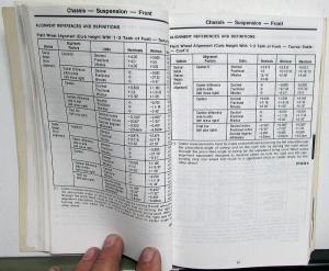 1986 Ford Mercury Lincoln Service Spec Manual Mustang GT Thunderbird Continental